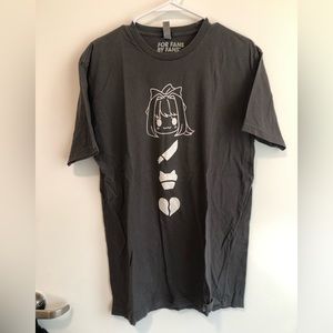 Doki Doki Literature Club Monika Graphic Tee Shirt Large